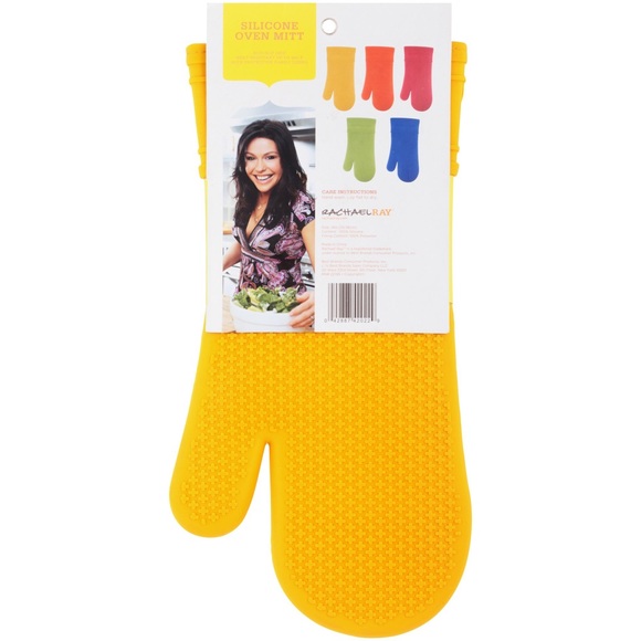 (SOLD)Rachel Ray Silicone Oven Mitt Yellow - Picture 1 of 5